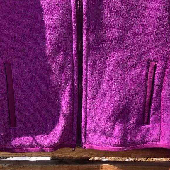 XS Maroon Patagonia Sweater Jacket - Picture 3 of 5